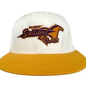 Vintage St Louis Stallions American Needle Snapback Hat Deadstock NWT Men’s Rare